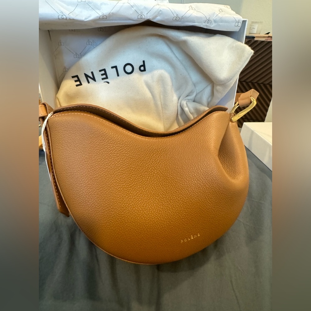 Polène Tonca Textured Duo Camel purchased directly from Polene.